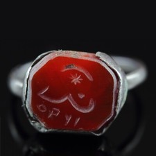 Mittelalter silber siegelring gebraucht kaufen  Altena