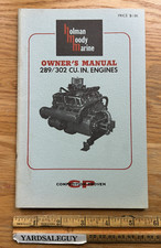 🚤 VTG 1968 HOLMAN MOODY FORD MOTOR MARINHO 289/302 PROPRIETÁRIO MANUAL DONZI BARCO comprar usado  Enviando para Brazil
