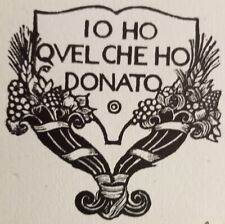 Lettera motto filigrana usato  Bozen