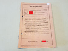 Fahrzeugbrief 1968 wohnwagen gebraucht kaufen  Wiesmoor