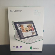 Logitech Type+ Capa Protetora Teclado iPad Air 2 Verde Nova Caixa Aberta r1 comprar usado  Enviando para Brazil