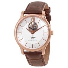 Usado, Relógio masculino Tissot T-Classic Tradition automático mostrador prateado T063.907.36.038.00 comprar usado  Enviando para Brazil