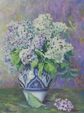 Bouquet hortensia aquarelle d'occasion  Vannes