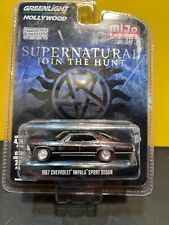 Usado, 1/64 GREENLIGHT HOLLYWOOD SUPERNATURAL 1967 CHEVROLET IMPALA PRETO CROMADO MIJO comprar usado  Enviando para Brazil