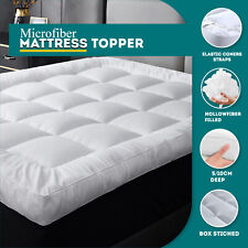 Microfiber mattress toppers for sale  ROCHDALE