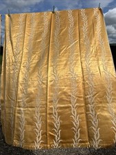 Vintage gold curtains for sale  MALTON