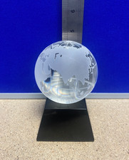 4.5 crystal globe for sale  UK
