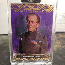 2019 TOPPS STAR WARS MASTERWORK GRAND MOFF TARKIN #48 ROXO 42/50, usado comprar usado  Enviando para Brazil