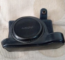 Black leather camera for sale  HUNGERFORD