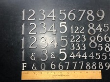 Vintage metal numbers for sale  Coventry