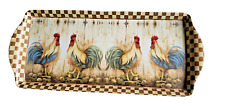 Bandeja para servir aperitivos de melamina Ashdene 15" x 6,5" gallos decoración rural francesa segunda mano  Embacar hacia Argentina