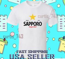 NOVA CAMISA SAPPORO IMPORTADA LOGOTIPO CERVEJA CAMISETA ENGRAÇADA TAMANHO P A 5XL, usado comprar usado  Enviando para Brazil