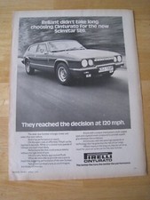 Reliant cinturato scimitar for sale  BRISTOL