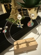 Damen hrschmuck seestern gebraucht kaufen  Gelsenkirchen