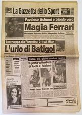 Gazzetta sport 1996 usato  Italia