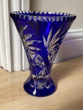 Vintage blue overlay for sale  MARKET DRAYTON