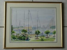 Tableau marine aquarelle d'occasion  France