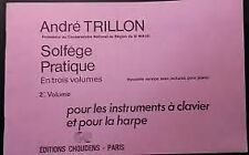 Trillon solfege pratique d'occasion  France