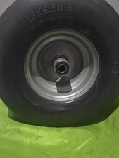 13x6.50-6 CONJUNTO DE RODA ARO DE PNEU cortador de grama giro zero liso NÃO plano sólido 25m ID, usado comprar usado  Enviando para Brazil