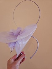 Ladies lilac fascinator for sale  READING