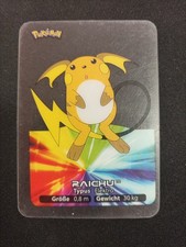 Lamincards raichu pokemon d'occasion  Expédié en Belgium