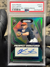 2024 Prizm Colt Keith Prospect Signatures Green Prizm Auto PSA 9 🔥  comprar usado  Enviando para Brazil