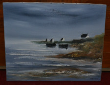 Tableau huile marine d'occasion  Tarbes