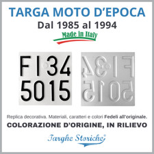 Targa decorativa moto usato  Albano Laziale