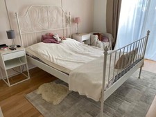 Ikea bett leirvik gebraucht kaufen  München