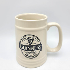 Caneca de cerveja Guinness Stein em relevo Tankard aniversário bar copo harpa 250 ano 2009 comprar usado  Enviando para Brazil