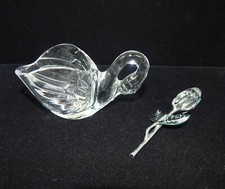 Vintage crystal swan for sale  READING
