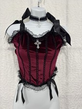 Gothic velvet corset for sale Gothic velvet corset for sale  GLASGOW