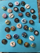 Vintage button badges for sale  BOSTON