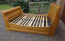 Solid oak sleigh for sale  DUNSTABLE