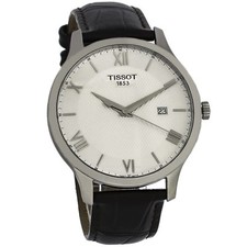 Relógio masculino Tissot Tradition pulseira de couro marrom T063.610.16.038.00, usado comprar usado  Enviando para Brazil