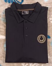 Nível 10_Masculino_Preto e Dourado_Tamanho XL_Short Sleeve_Polo comprar usado  Enviando para Brazil
