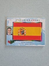 Patch de bandeira 2020 Decision Pedro Sanchez World Leaders #2/5 comprar usado  Enviando para Brazil