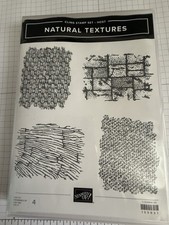 Stampin natural textures for sale  BILSTON
