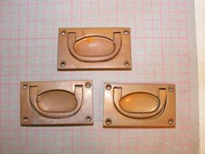 Antique brass recessed for sale  BODMIN