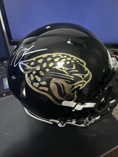Capacete autêntico Trevor Lawrence autografado Jacksonville Jaguars Speed fanáticos comprar usado  Enviando para Brazil