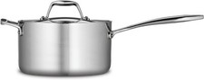 Tramontina Gourmet 4 qt. Molho Tri-Ply Clad 18/10 aço inoxidável pronto para indução, usado comprar usado  Enviando para Brazil