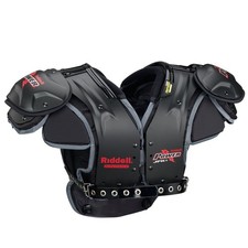 Almofada de ombro Riddell JPK+ com placa traseira, preta/vermelha comprar usado  Enviando para Brazil