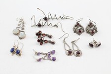 garnet earrings for sale  LEEDS
