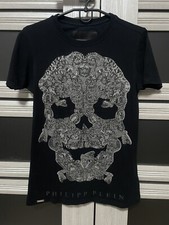 Camiseta masculina Philipp Plein strass caveira SS13 edição limitada tamanho M, usado comprar usado  Enviando para Brazil