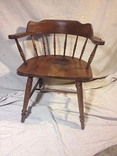Chair solid oak for sale  King George