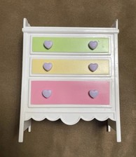 Mattel 2004 Barbie cômoda de mesa trocadora pastel com corações roxos comprar usado  Enviando para Brazil
