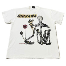Camisa branca GIGANTE vintage 1992 NIRVANA incesticida tamanho XL ponto único REIMPRESSÃO comprar usado  Enviando para Brazil