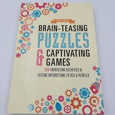 Quebra-cabeças de provocação cerebral e jogos cativantes livro: testes vex e perplexos (SC, 2017) comprar usado  Enviando para Brazil