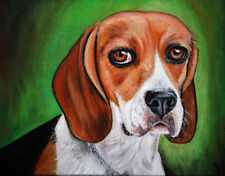 Quadro beagle portrait usato  Villaricca