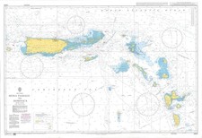 2600 Mona Passaggio Dominica Occidente Indie Carta Mappa Marittimo Marino Carta comprar usado  Enviando para Brazil